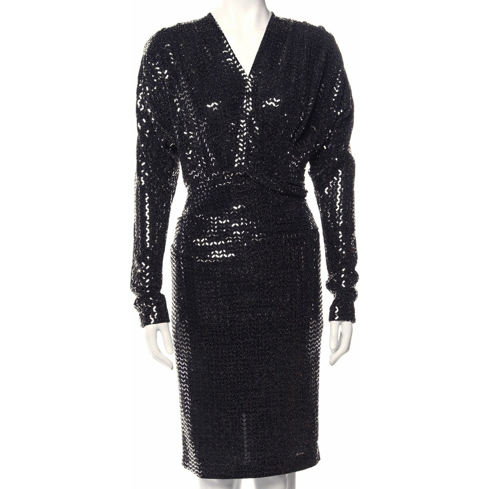 Talbot Runhof mirror midi dress